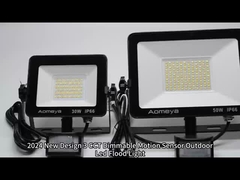 Αλουμινίου Yard Γκαράζ αισθητήρας κίνησης LED Spot Light 3000K-6500K Dimming AC220-240V