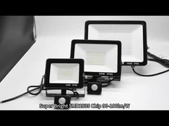 Ενσωματωμένος LED Driver Wattage PIR Φως πλημμύρας Ανώτερη επιλογή χρώματος για εξωτερικούς χώρους