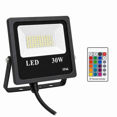 Ip66 Outdoor Rgbw Floodlight Led Lights 30W For Theme Park Christmas