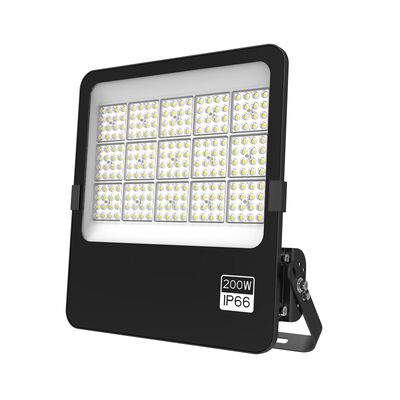 Εξωτερικά φώτα LED αλουμινίου 200W με μαύρο περίβλημα